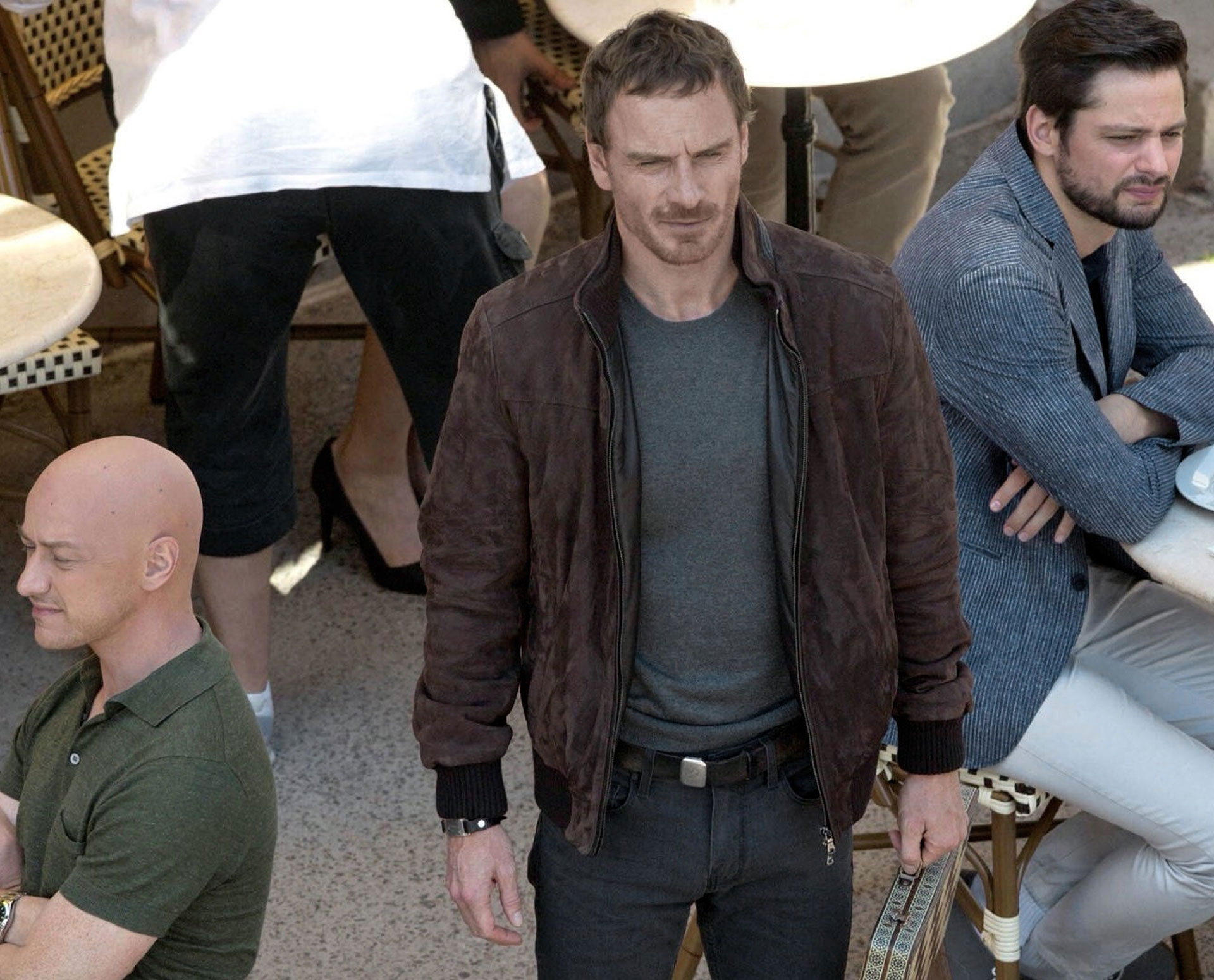 Michael Fassbender X Men Dark Phoeenix On Set 