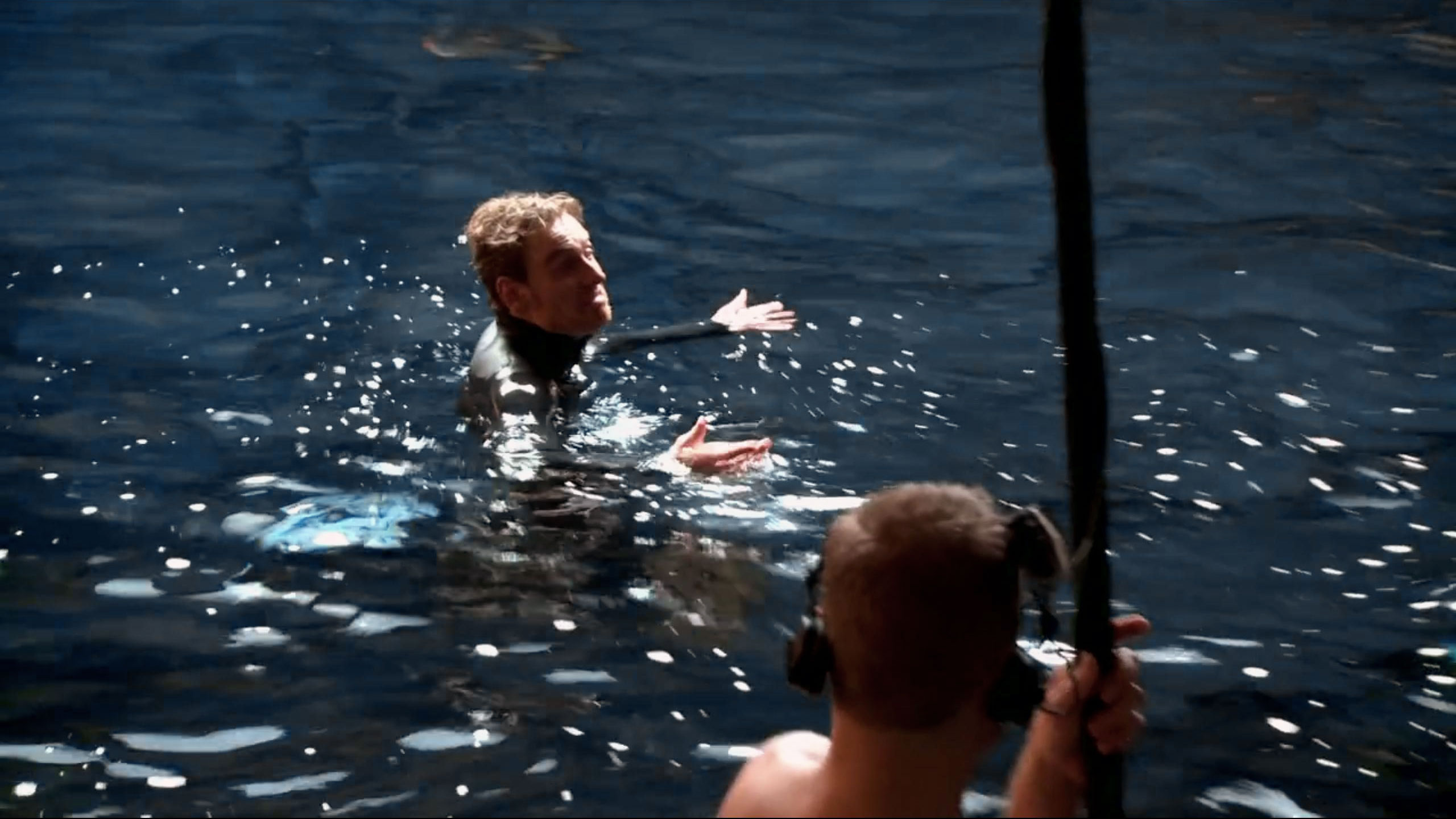 michael fassbender x men first class bts